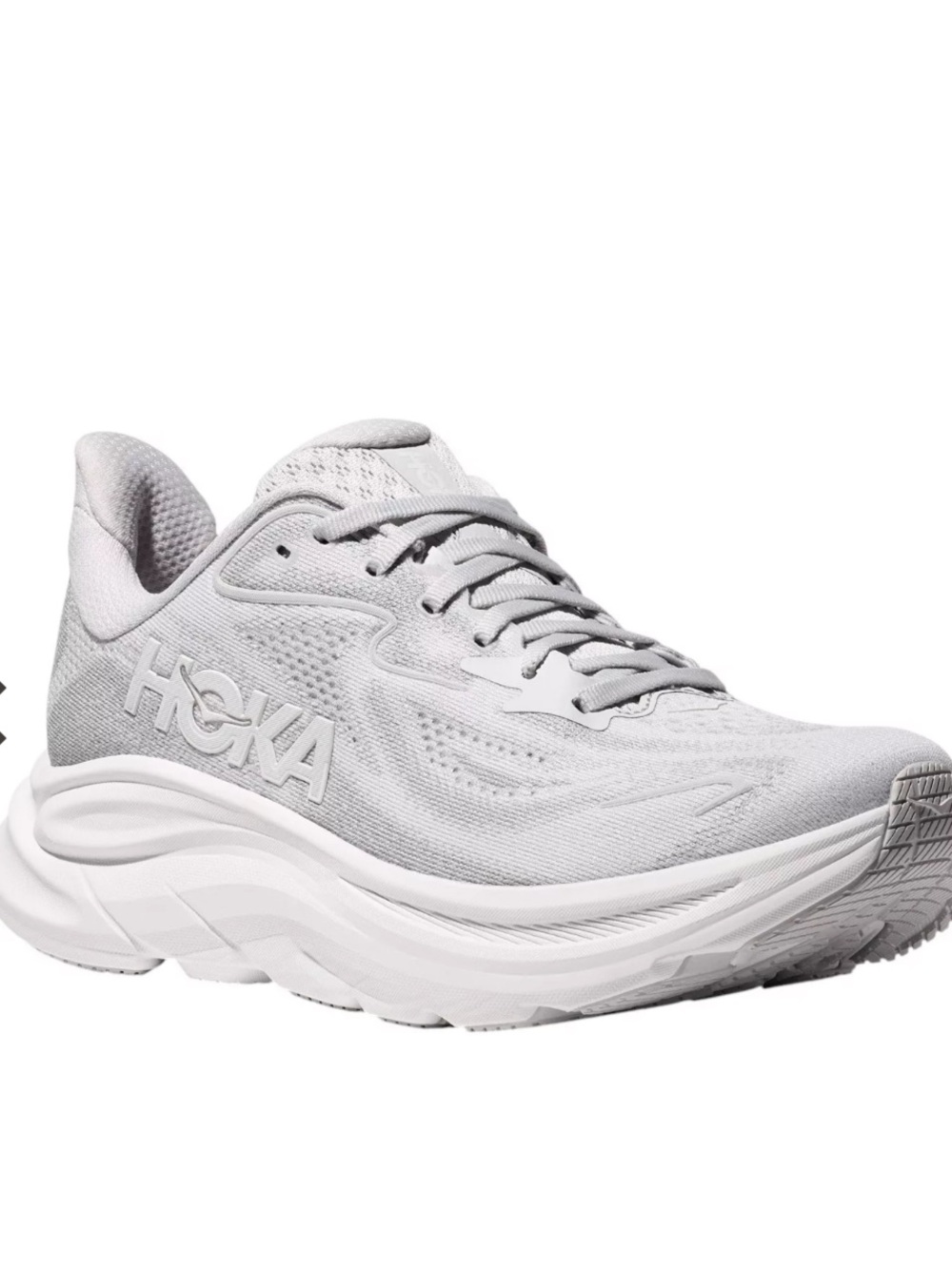 HOKA Women's Clifton 10 Running Shoes White Size 9.5 Athletic